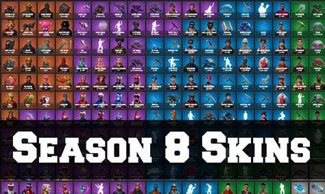 Fortnite Season 8 Skins - All Fortnite Season 8 Outfits & Skins