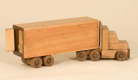 DIY Wooden Toy Truck Plans Wooden PDF low dresser plans | Wooden toy trucks, Wooden toys, Wooden ...