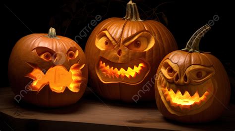 Scary Face Pumpkin Carving Patterns