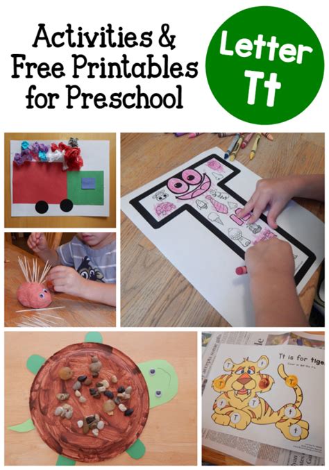 Letter T activities for preschool - The Measured Mom