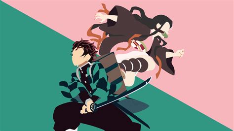 1600x900 Resolution Demon Slayer Kimetsu No Yaiba 4k Minimal 1600x900 Resolution Wallpaper ...