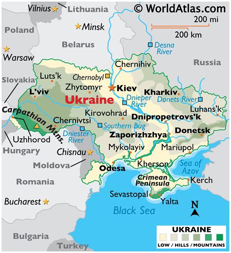 Map Of World Ukraine - London Top Attractions Map