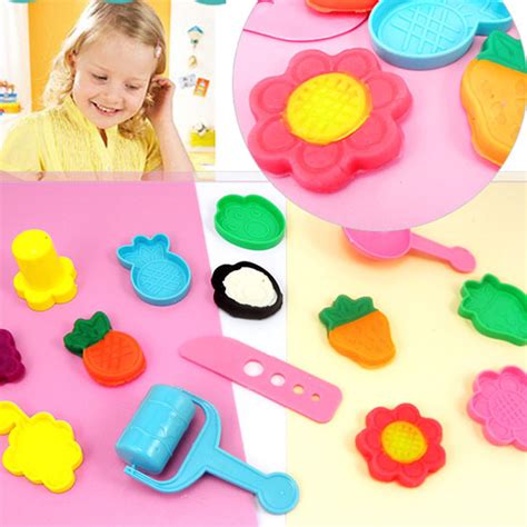 Play Doh Tools 36pcs/lot Playdough Model Tool Creative 3D Plasticine Tools Play dough Set Kit ...