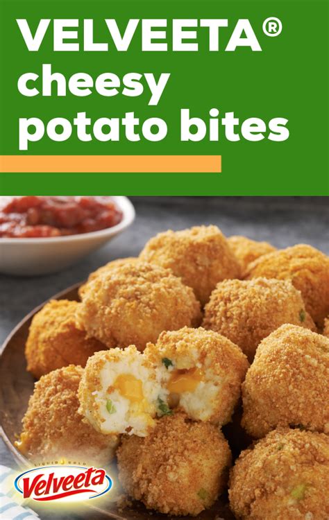 VELVEETA Cheesy Potato Bites | Recipe | Cheesy potato bites, Potato bites, Dessert appetizers