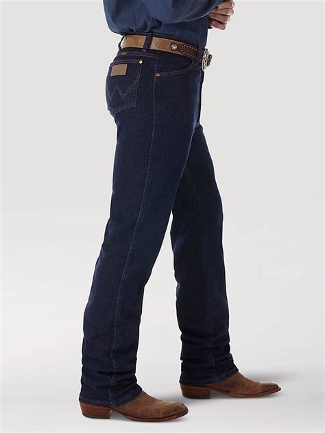 Wrangler® Cowboy Cut® Navy Stretch Slim Fit Jean | Dark Wash Denim | Wrangler®