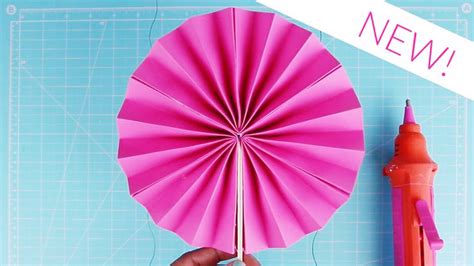 Paper Craft Ideas | Handmade paper fan using origami paper | How To Make Paper Fan | Great Paper ...