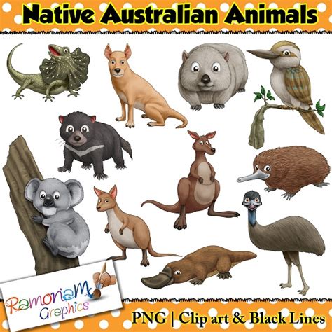 Australian Animals Clipart – Kids Approved