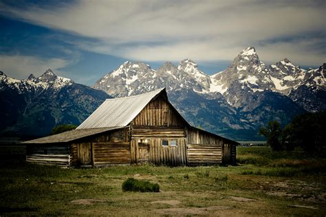 Free stock photo of cabin, grand teton national park, teton mountains