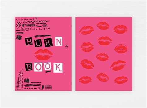 Burn Book Template Canva - Printable Word Searches