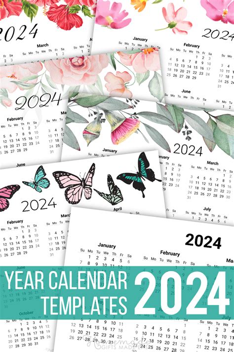 Free Yearly Calendar for 2024 and Beyond