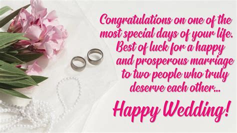 Happy Wedding Wishes & Messages For Everyone | Marriage Greetings