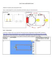 Exploring Series and Parallel Circuits in Lab: A Comparative | Course Hero