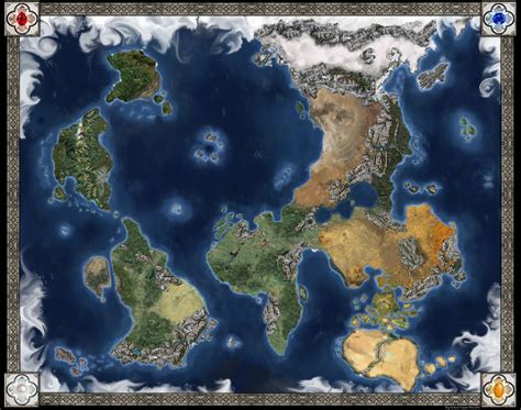 D+D World Map - Kirin by CaffeineHeart on DeviantArt