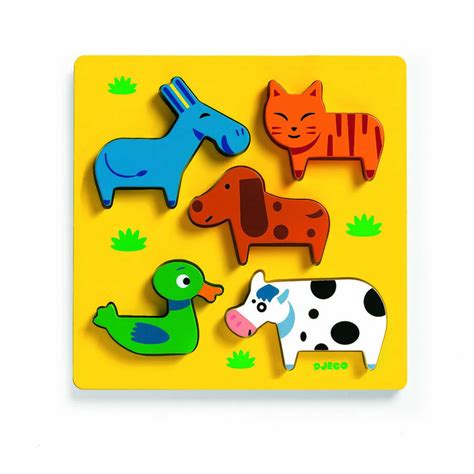 garden wildlife animals wooden jigsaw puzzle by little baby company | notonthehighstreet.com