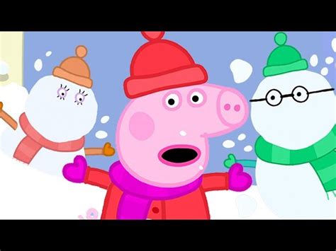 Peppa Pig Official Channel Peppa Pig's Snowy Holiday... with Snowman! - Videos For Kids