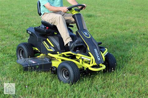 Ryobi Rm480E Electric Riding Mower at Electric Lawn Mower