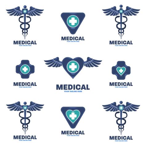 Vector Medical Logos Symbols