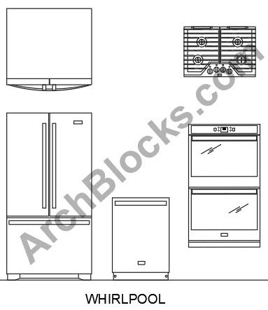 Kitchen Appliances Cad Blocks Free | Besto Blog