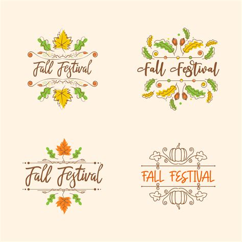 Fall Festival element Vector design illustration 4302315 Vector Art at Vecteezy