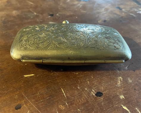 Antique Eyeglasses Case Eyeglass Case German Silver Case Art | Etsy