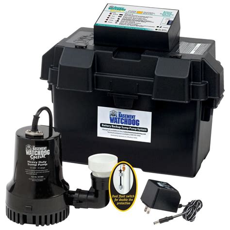 Basement Watchdog 0.33 HP Special + Battery Backup Sump Pump System-BWSP - The Home Depot