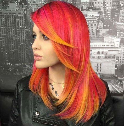 12 Best Sunset Red Orange Hair Colors for 2024