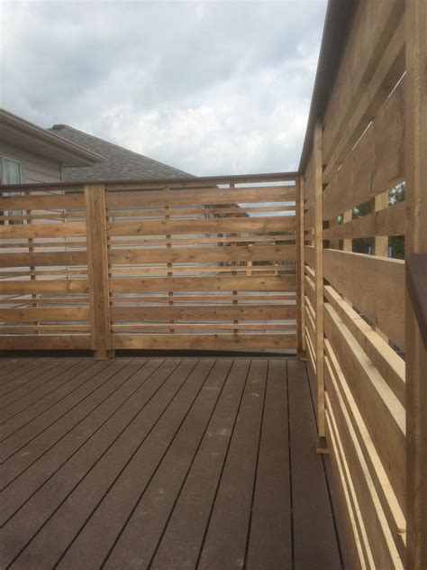 privacy wall composite deck | Decks and Fences by Ryan | Windsor, Ontario | FREE ESTIMATES