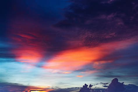 Red Cloudy Sky Sunset Wallpaper, HD Nature 4K Wallpapers, Images and Background - Wallpapers Den