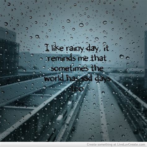 Sad Rainy Day Quotes