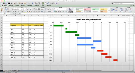 Use this Free Gantt Chart Excel Template