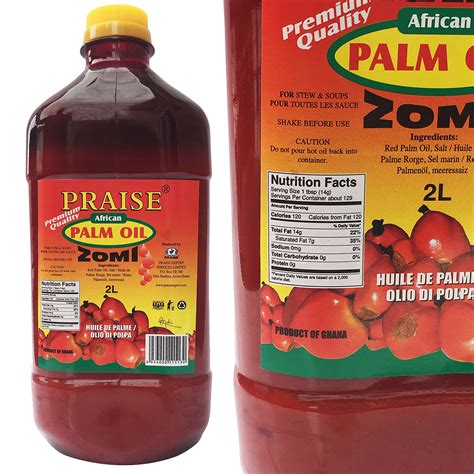 Praise Red Palm Oil, 2-Liters - Zomi - Buy Online in UAE. | Grocery Products in the UAE - See ...