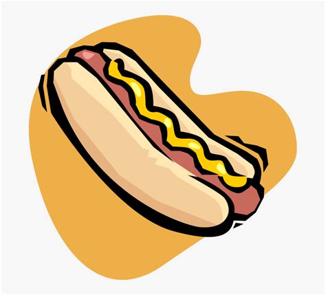 Vector Illustration Of Cooked Hot Dog Or Hotdog Frankfurter - Hot Dog Png Vector, Transparent ...