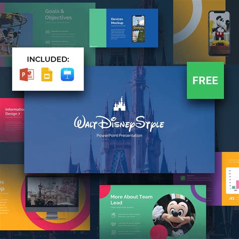 Free Disney Powerpoint Template 2021: 6 Sli | MasterBundles