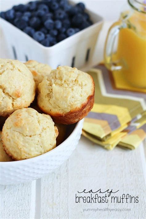 Mom's Easy Breakfast Muffins - Yummy Healthy Easy