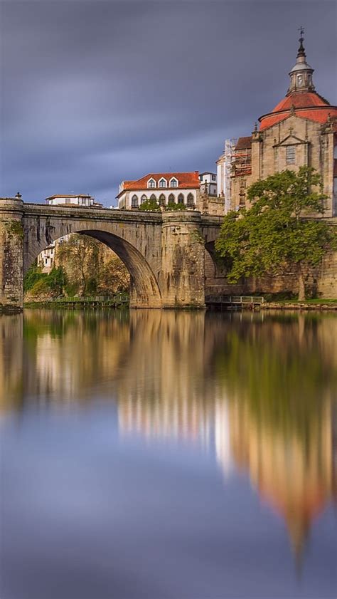 Wallpaper Amarante, Portugal, river, bridge, houses 1920x1440 Picture, Image