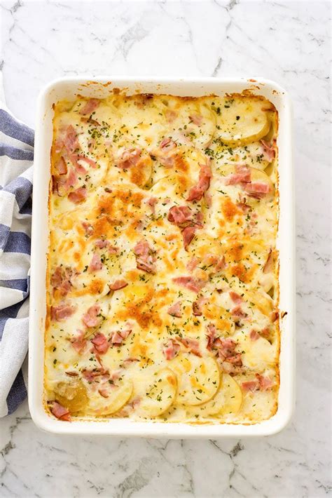 Easy Scalloped Potatoes and Ham – Adore Foods