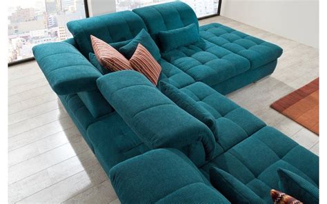 Alpine Fabric Sectional Sofa in Teal - Buy in Store Paramus Mega Furniture