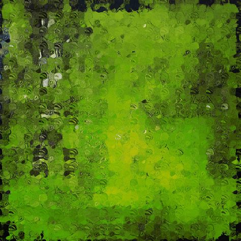 Abstract Painting Print Green Painting by Andrada Anghel - Pixels