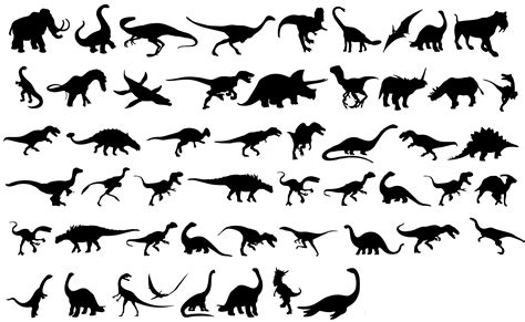 Dinosaurs Silhouettes - PNG Logo Vector Downloads (SVG, EPS) | Dinosaur tattoos, Dinosaur ...