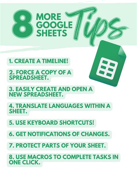 Eight More Google Sheets Tips to Save You Time – TCEA TechNotes Blog