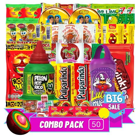 Buy Las Posadas Mexican Candy Assortment (50 Counts) – Mexican Candies – Spicy, Sweet, Sour ...