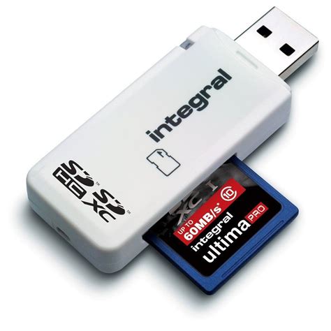 INTEGRAL USB CARD READER ADAPTER SD SDHC SDXC MICROSD SINGLE SLOT MEMORY STICK | eBay