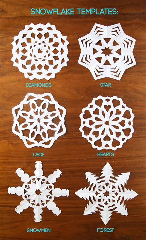 how to cut snowflakes {video tutorial + free templates} - It's Always Autumn