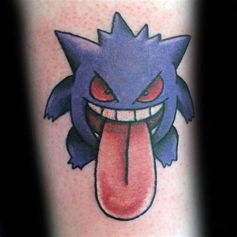 60 Gengar Tattoo Designs For Men - Pokemon Ink Ideas