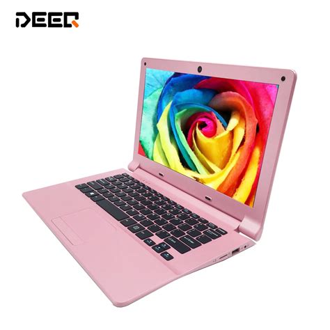 2017 Free shipping 11.6 inch mini Pink laptop 2G ram 32GB EMMC windows 10 system Intel Z3735F 1 ...