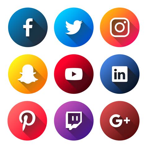 social-media-logos-vector-social-media-logos-flat-social-media-icons-free-vector-pack-for ...