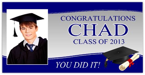 Graduation Banner 108 | Graduation Banner Templates | Templates (Click on a Category below to ...