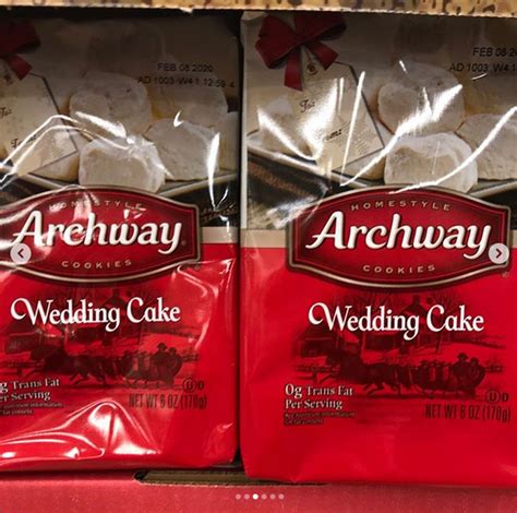 Archway Wedding Cake Christmas Cookies