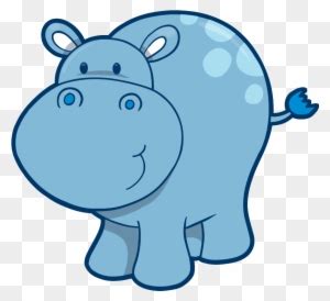 Blue Hippo Clipart, Transparent PNG Clipart Images Free Download - ClipartMax