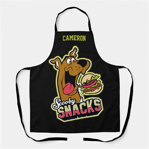 Scooby-Doo "Scooby Snacks" Logo Apron | Zazzle